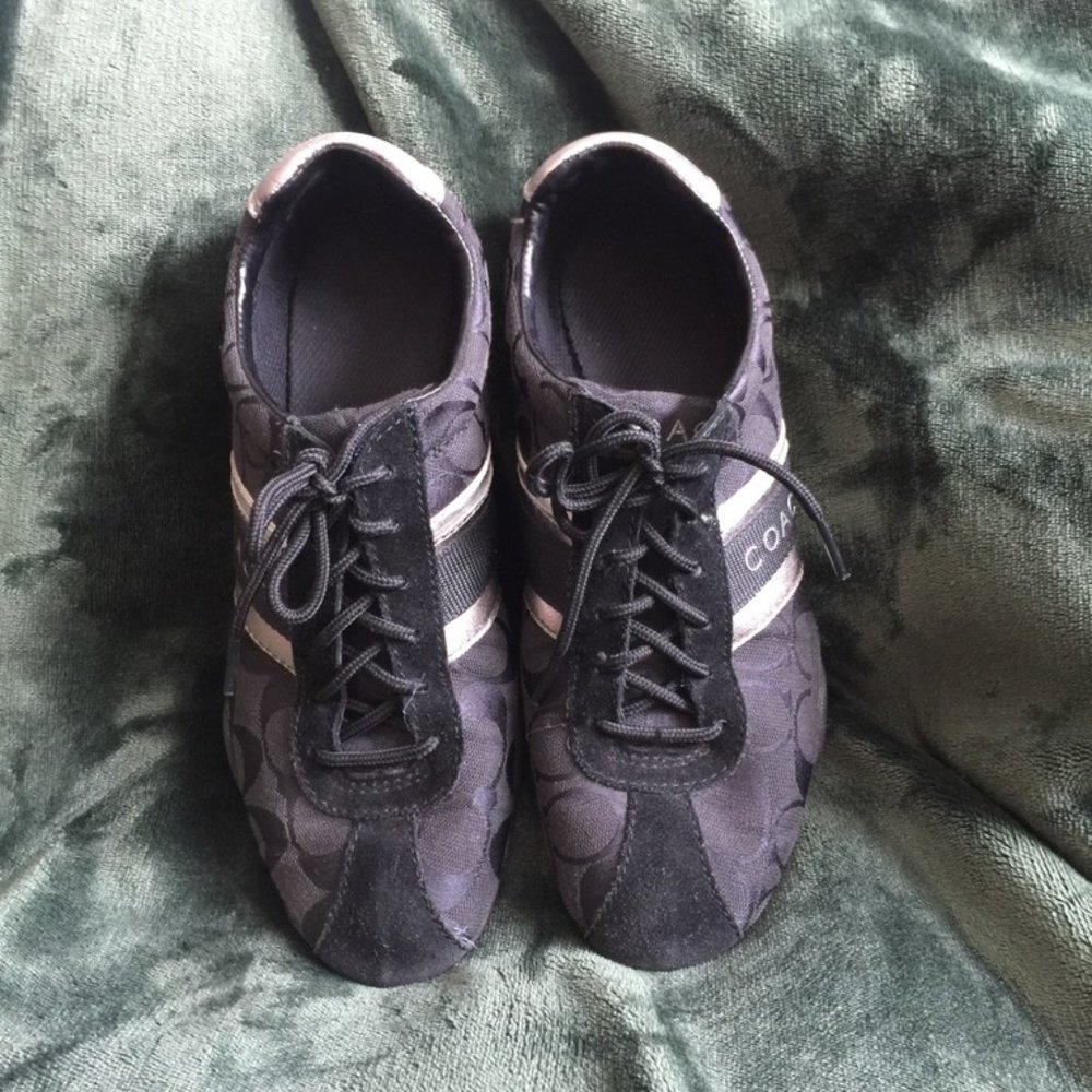 Coach Black Tennis Shoes